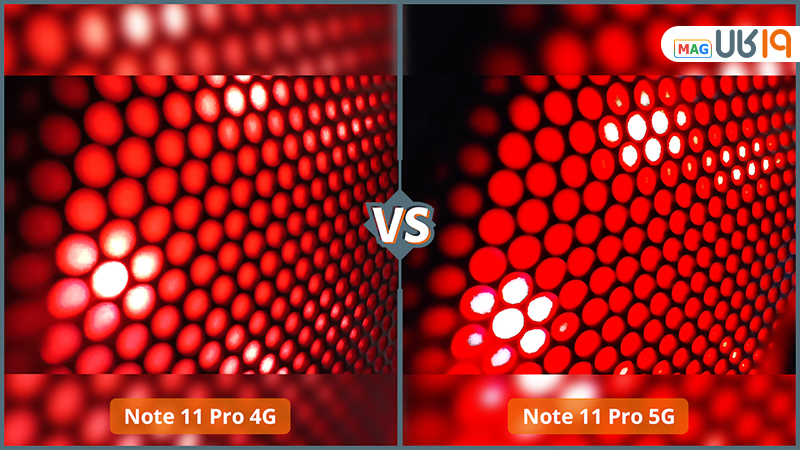 مقایسه note 11 pro 4G و note 11 pro 5G