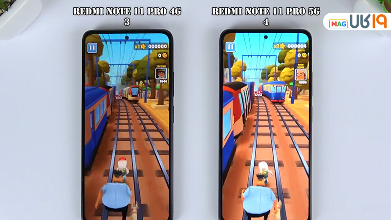 مقایسه redmi note 11 pro نسخه 4G و 5G از نظر سخت افزار